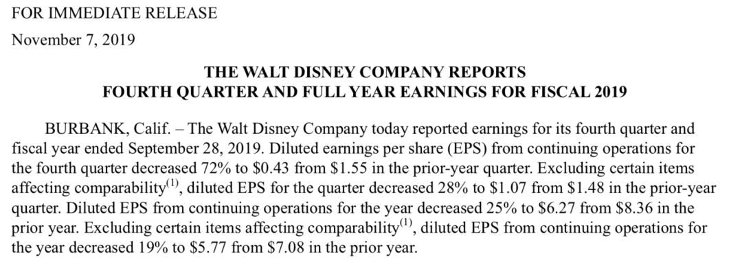 迪士尼Q4净利润腰斩，喷鼻港迪士尼收进降落5500万美元，Disney+可否力挽狂澜？