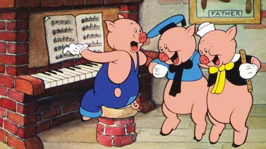 1933年的时候,华特·迪士尼的动画《三只小猪》取得了巨大成功,有人